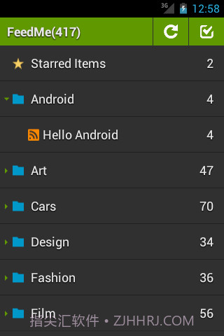 FeedMe阅读器截图1