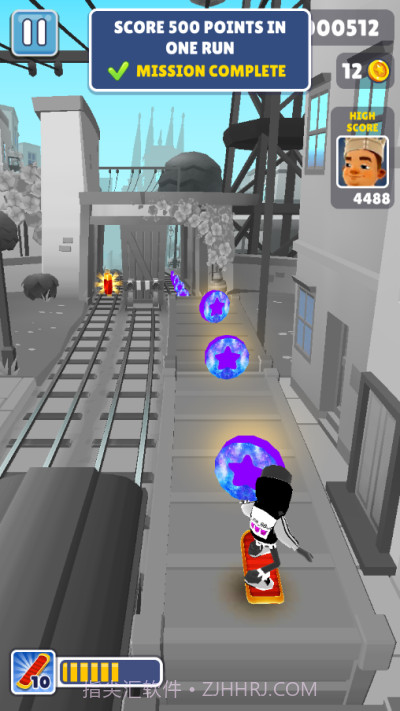 地铁跑酷果茶天天开心版本截图2