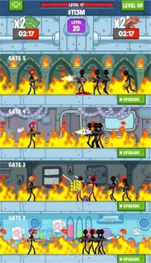 火柴人刺客战斗截图2