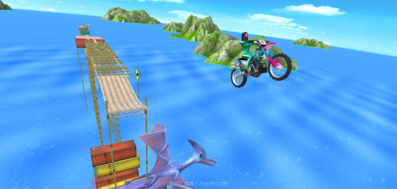 侏罗纪摩托车特技截图3