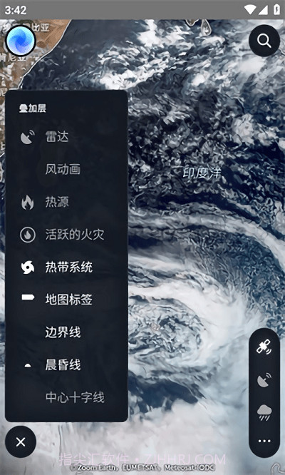 zoomearth气象云图截图2