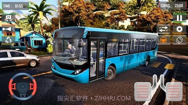 越野上坡公共汽车模拟器截图4