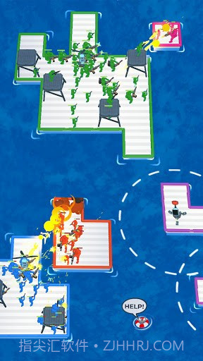 木筏战争疯狂海战截图4