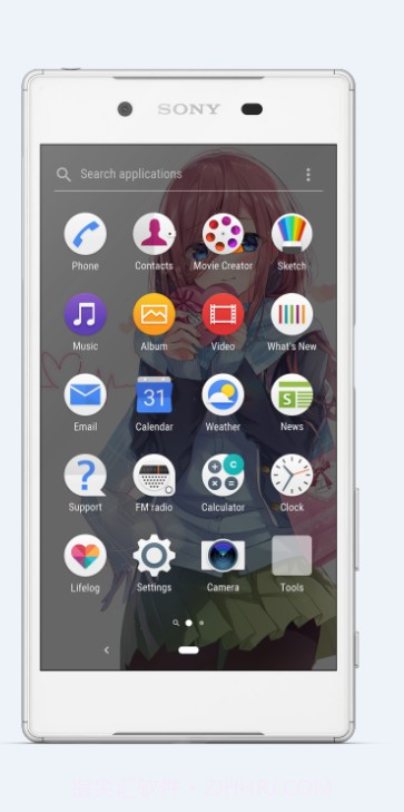 中野三玖索尼主题Nakano Miku - Xperia Theme截图4