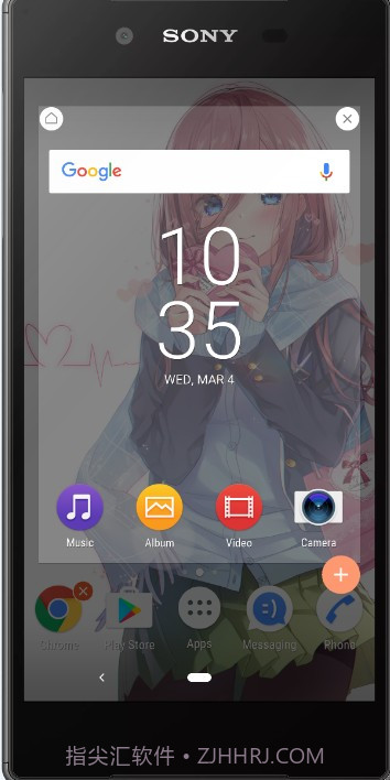 中野三玖索尼主题Nakano Miku - Xperia Theme截图3