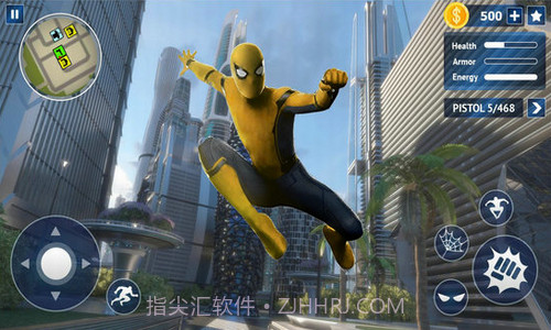 飞行蜘蛛绳英雄截图1