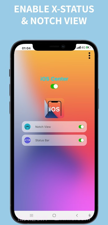 仿ios状态栏软件截图2