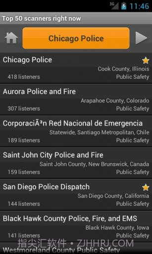 无线电扫描仪 Scanner Radio Pro截图2 无线电扫描仪 Scanner Radio Pro截图2