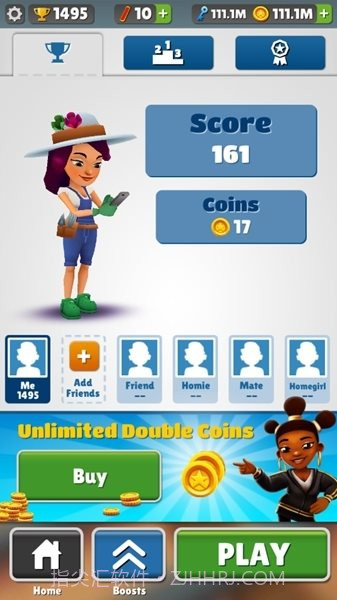 地铁跑酷威尼斯情人节蓝色金币版截图3 地铁跑酷威尼斯情人节蓝色金币版截图3