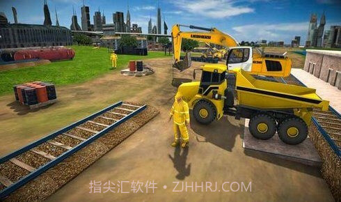 城际列车轨道建设截图2