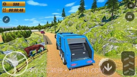 垃圾车驾驶游戏3D截图4