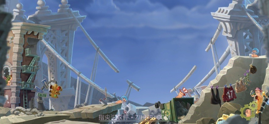 百战天虫行动版截图2 百战天虫行动版截图2