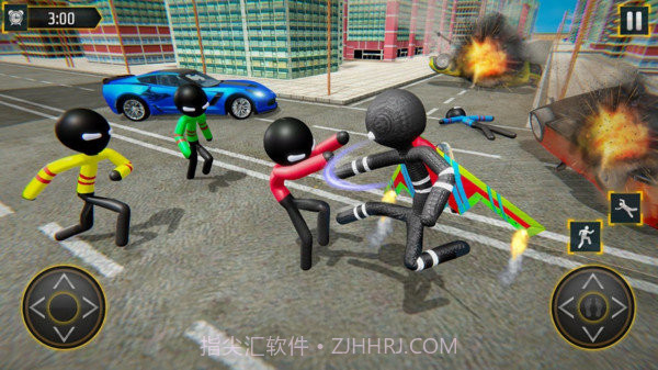 喷气飞行火柴人截图4