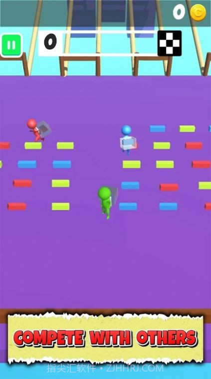 搭桥跑酷冲刺比赛截图2