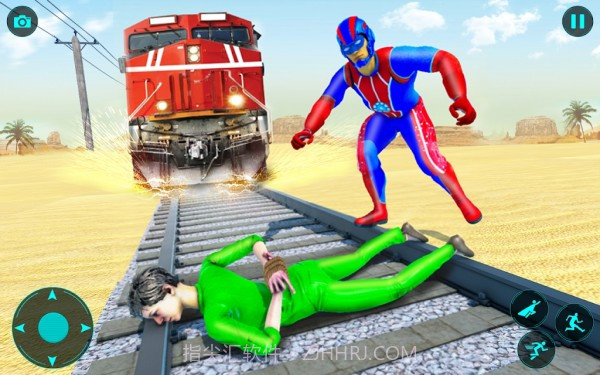 飞行英雄拯救城市截图1