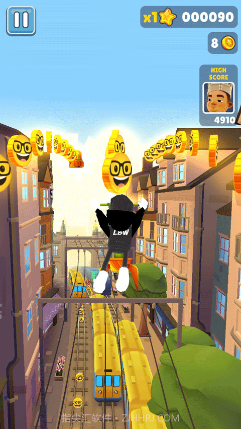 地铁跑酷萝卜伟专属版本截图2 地铁跑酷萝卜伟专属版本截图2