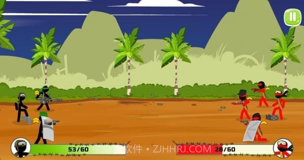 火柴人军队团队战斗截图3