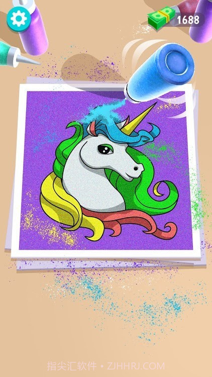 沙子绘画截图1