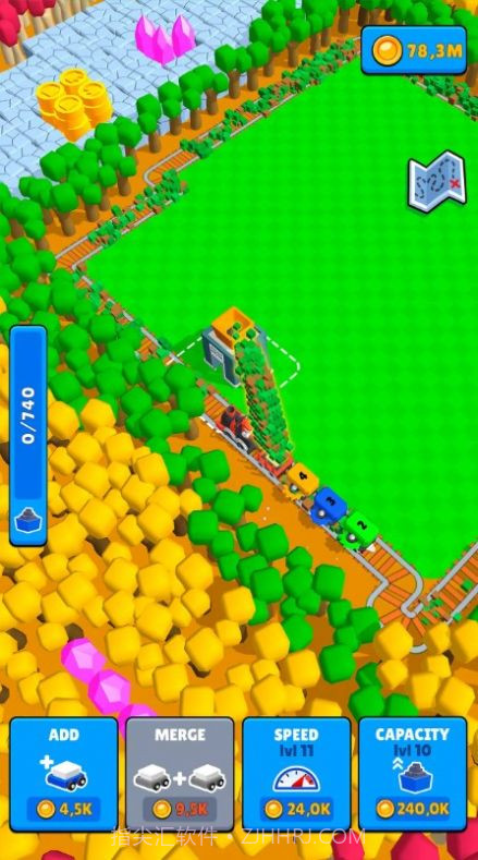 火车矿工闲置铁路截图2