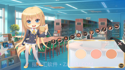 动漫校园装扮女孩手游截图2