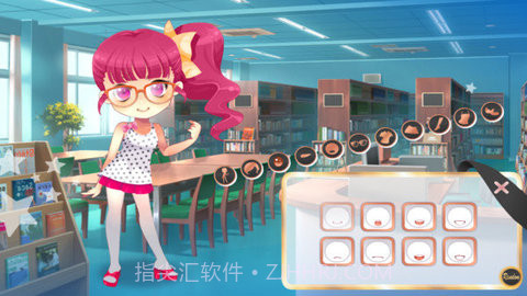 动漫校园装扮女孩手游截图1