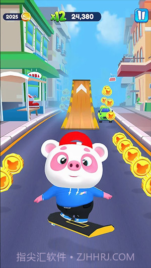 小猪熊猫跑酷3D截图3 小猪熊猫跑酷3D截图3