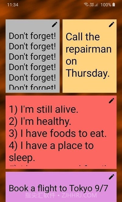 便利贴小组件截图2