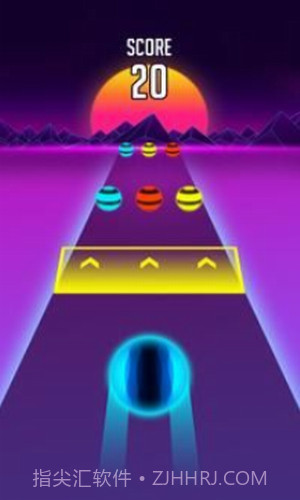 霓虹色球道跑截图3 霓虹色球道跑截图3