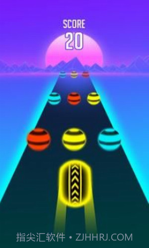 霓虹色球道跑截图4 霓虹色球道跑截图4