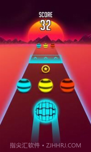 霓虹色球道跑截图1 霓虹色球道跑截图1
