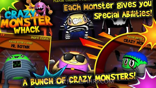 怪物也疯狂 Crazy Monster Whack截图3 怪物也疯狂 Crazy Monster Whack截图3
