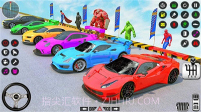 巨型坡道汽车特技2023截图3 巨型坡道汽车特技2023截图3