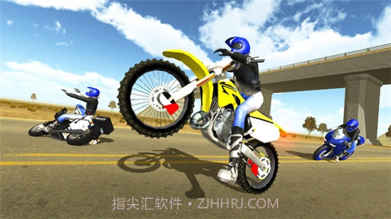 公路摩托3D截图2 公路摩托3D截图2
