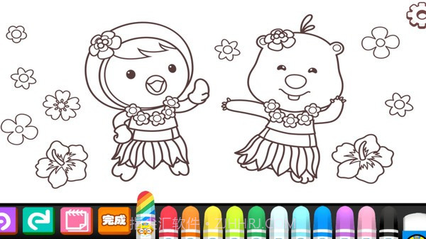 小猪佩奇涂鸦画本高画质版截图1