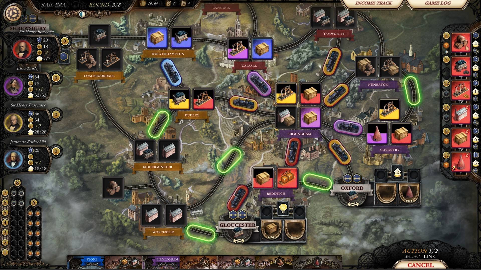 工业革命:伯明翰Brass: Birmingham截图5 工业革命:伯明翰Brass: Birmingham截图5