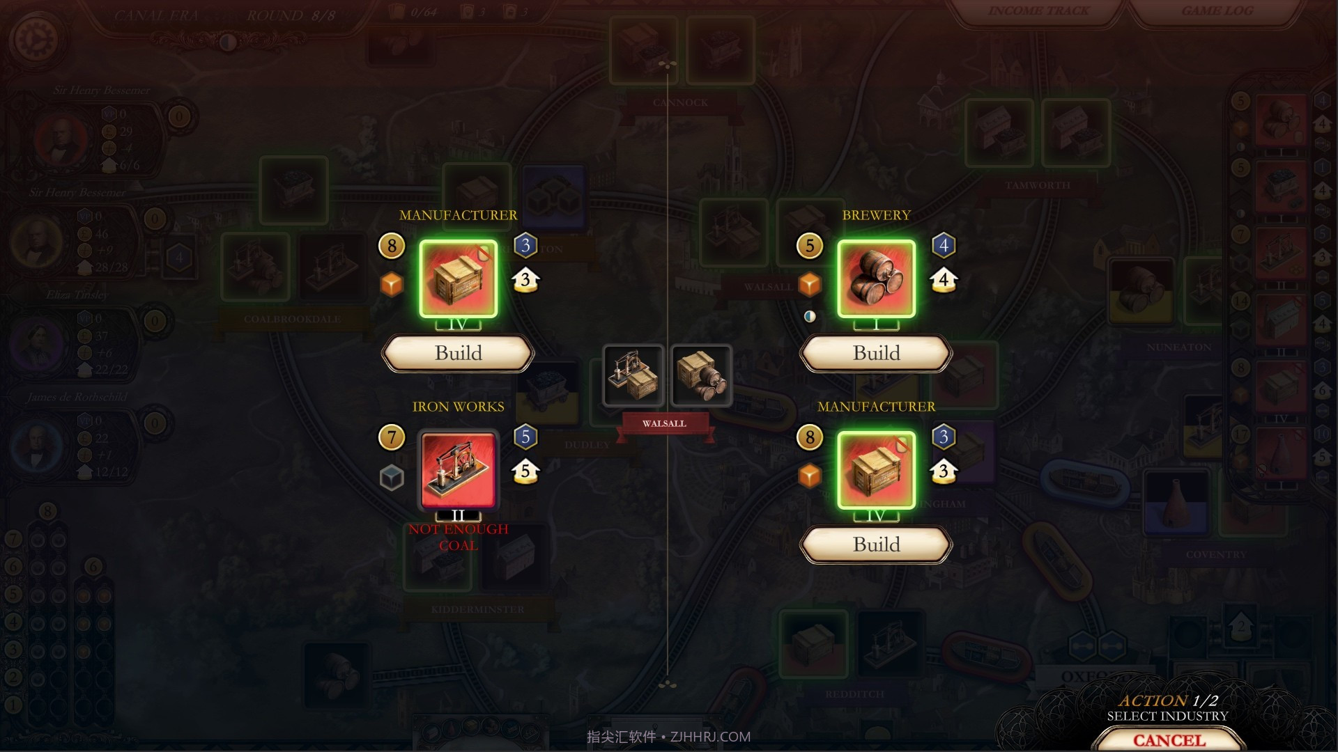 工业革命:伯明翰Brass: Birmingham截图2 工业革命:伯明翰Brass: Birmingham截图2