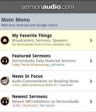 SermonAudio的Android版截图3